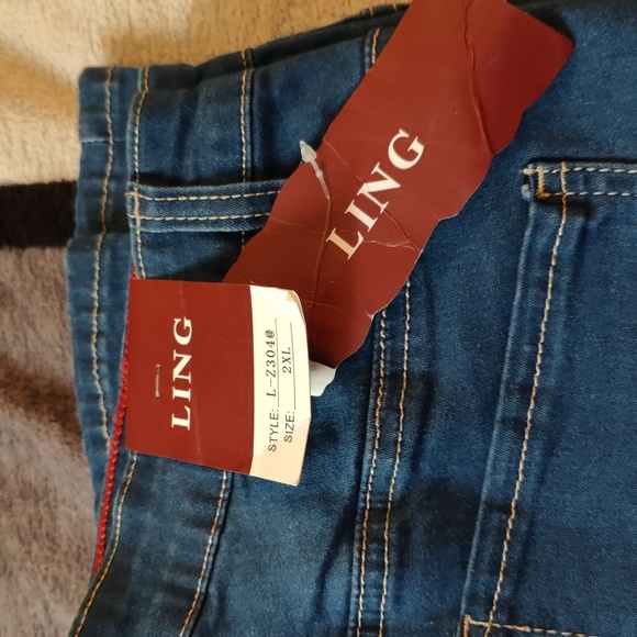 2XL Juniors Dark Blue Jeans - Picture 4 of 4